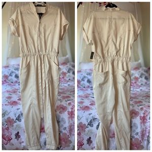 Express Cream Jumpsuit size M